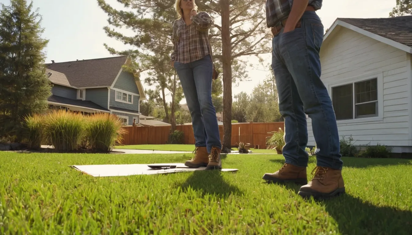 Homeowner reviewing a written tree quote with a local provider in the Milliken area